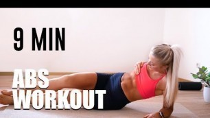 '9 MIN ABS WORKOUT | Crossfit Exercises At Home | No Equipment'