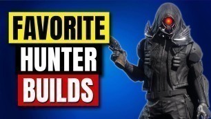 'My BEST Hunter Builds, Weapon Rolls & Fashion/Shaders (Destiny 2 Competitive PvP)'