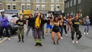 '\"Sit back down\" Not3s Dancehall choreography | Mash It Up Fitness | Alicja Blachut | London'