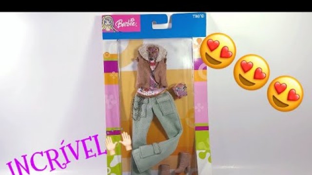 'LOOK URBANO DA BARBIE! - Barbie Fashion Pack / Cartela de Roupa 2004 - Review PT'