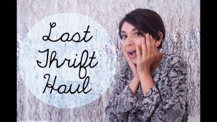 'Last Thrift Haul of 2014! | The Fashion Citizen'