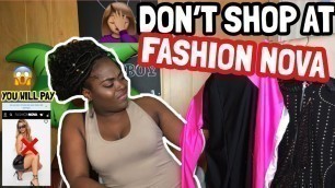 'FASHION NOVA RETURNS | how to shop online | the ultimate FASHION NOVA REVIEW'