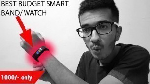 'Best smart band Fitness tracker under 1100 | Watch | Bluetooth | Call and SMS | Review Hindi'