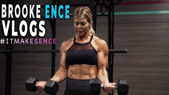 'BROOKE ENCE VLOGS | Crossfit Workout \"The CHIEF,\" Santa Cruz Wildfires, and a Bicep Pump'