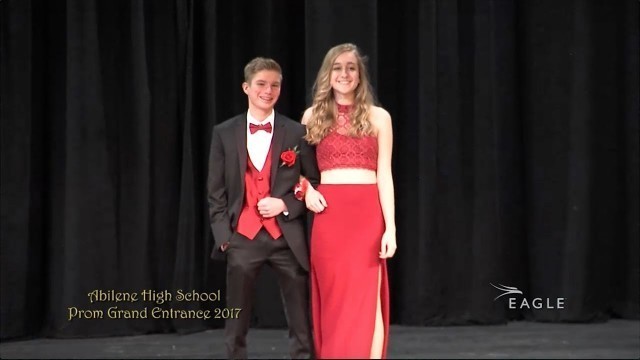 'Abilene High School Prom Grand Entrance 2017'