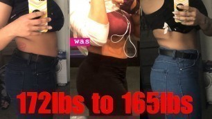 '172LBS TO 165LBS less than a month (2019 FITNESS JOURNEY) FITNESS YOUTUBER TAG'