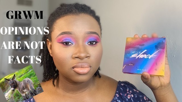 'MAKEUP & INSIGHT| GRWM FT BAD HABIT AFTER SHOCK PALETTE| TEMI'