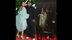 'Rihanna and Asap Rocky booed up at the British fashion awards'