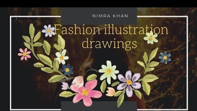 'Fashion illustration drawings - how to make dresses & skirts tutorial'