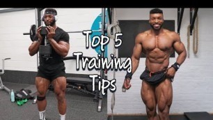 'Top 5 Training Tips to Achieve your Fitness Goals'