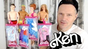 '2021 MADE TO MOVE KEN WITH ROOTED HAIR & BARBIE FASHION PACKS MATTEL BMR 1959 UNBOXING REVIEW'