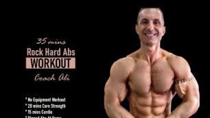 'ROCK HARD Abs Workout - Core Strength & Cardio Mash-Up Workout For Ripped Six Pack Abs w/ Coach Ali'