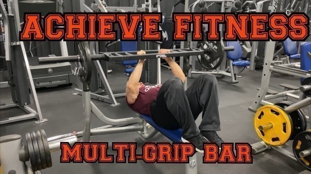 'Multi-Grip Bench Press Bar at Achieve Fitness'