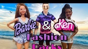 'BARBIE SUMMER FASHION PACKS | NEWLOOKS FOR OUR BMR 1959 DOLLS'