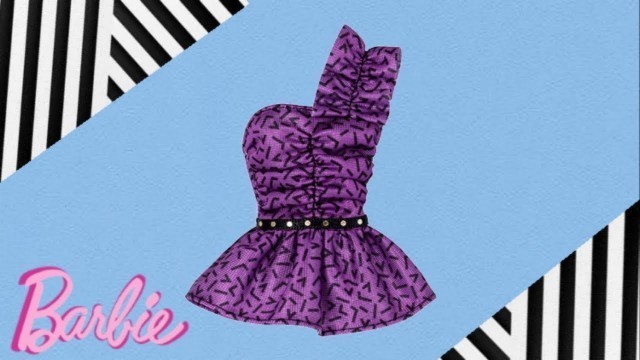 'Barbie Fashion Pack 2014 - Peplum Roxo - Review PT'