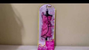 'Vestido de 4 reais! - Barbie Fashion Pack 2013 - Vestido rosa - Review PT'