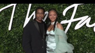 'Rihanna and ASAP Rocky at the British Fashion Awards 2019'