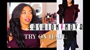 'FALL FASHION NOVA TRY ON HAUL & REVIEW - Is it WORTH IT?!'