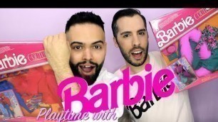 'Playtime with Barbie: 1990 Couturier Fashion Packs - Unboxing & Review'