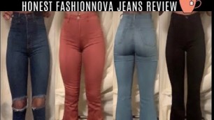 'WHAT\'S THE TEA ON FASHIONNOVA JEANS? | NOT SPONSORED | HONEST REVIEW'