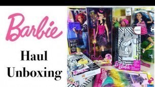 'Barbie Haul Unboxing | Made To Move Dolls | 2018 Fashion Packs'