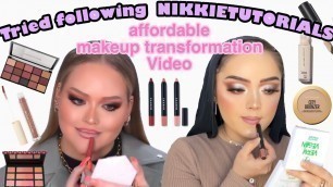 'FOLLOWING NIKKIETUTORIALS MAKEUP VIDEO | SEMASBEAUTY |'