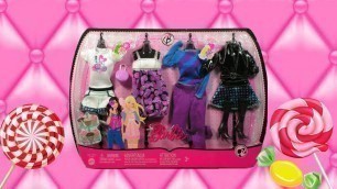 'Barbie Candy Glam 2009 Cartela de Roupas (Fashion Pack) 4 Looks - Review PT'