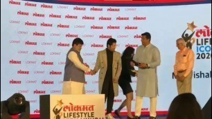 'Vishal Kapoor VK - Fashion Designer & Stylists Bags LOKMAT LIFESTYLE ICON Award Of The Year #lokmat'