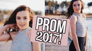 'GRWM Prom 2017! | Makeup + Dress!'