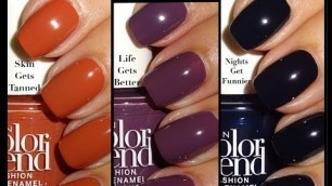 'Avon Color Trend Nail Enamels - Skin Gets Tanned, Life Gets Better, Nights Get Funnier'