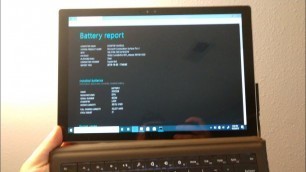 'Microsoft Surface Pro How to check for battery health report?'