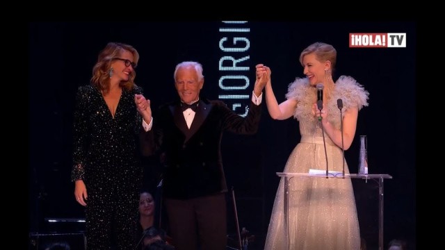 'Giorgio Armani fue reconocido por su trayectoria en los \"UK Fashion Awards 2019\" | ¡HOLA! TV'