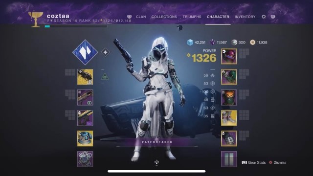 'Cyborg ninja hunter fashion set destiny 2'