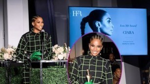 'CIARA : Icon 360 Award Harlem’s Fashion Row'