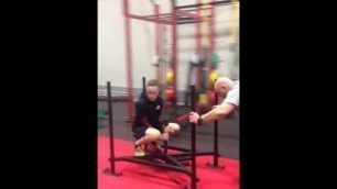 'Our rockstar client pushes the prowler and his personal trainer around like a boss!'