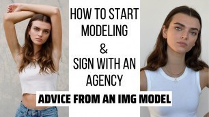 'MODELING 101 // HOW TO START MODELING'