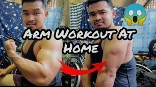 'Poor Man\'s Fitness YouTuber Arm Workout At Home'