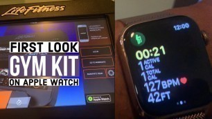 'Sync Apple Watch to LifeFitness Equipment'