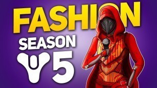 'Destiny 2: Fashion - My Season 5 Hunter!'