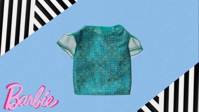 'Barbie Fashion Pack 2015 - Blusa Verde Brilhosa - Review PT'