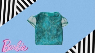 'Barbie Fashion Pack 2015 - Blusa Verde Brilhosa - Review PT'