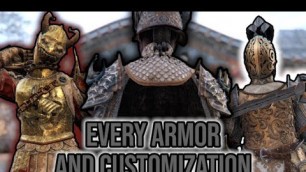 'All Warmonger Armor Sets + Customization - [For Honor]'