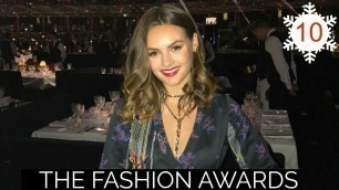 'ATTENDING THE FASHION AWARDS | Vlogmas #10'