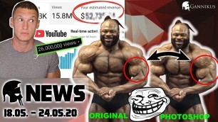 'So viel GELD verdienen Fitness-YouTuber! Kai Greene mit Photoshop FAIL!'