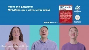'NIFLAMOL TVC BAUSCH HEALTH'
