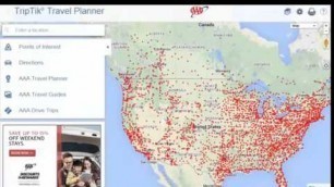 Using AAA TripTik Travel Planner – French and Spanish Language Options
