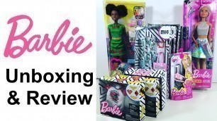 'Barbie Haul Review | Barbie Pop Star | Nikki Doll | Fashion Packs'