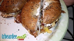 'The Tastiest Bacon, Egg and Cheese Bagel Sandwich you will EVER Make! (Easy & Budget Friendly)'