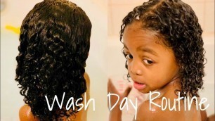 'TODDLER CURLY HAIR WASH DAY ROUTINE'