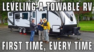 Leveling Travel Trailers & 5th Wheel RVs with LevelMatePRO